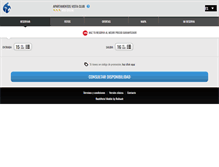 Tablet Screenshot of apartamentosvistaclub.com